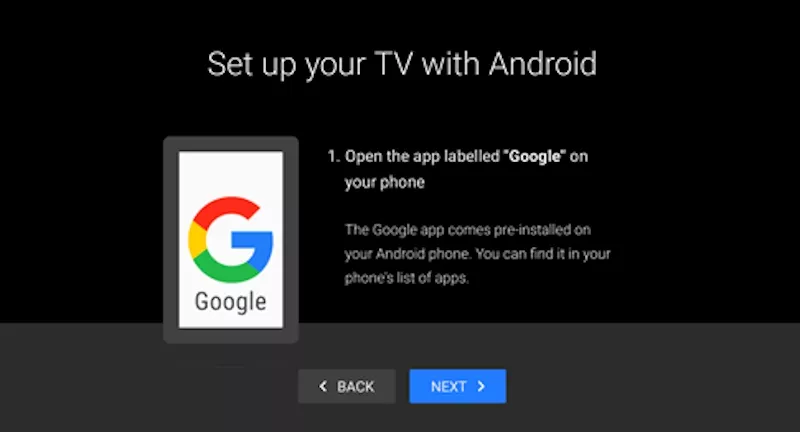 android tv sincronizzazione phone