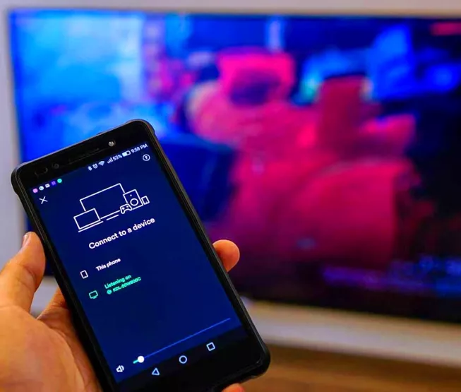 immagine di collegamento chromecast